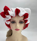 Candy Cane Plush Bonnet