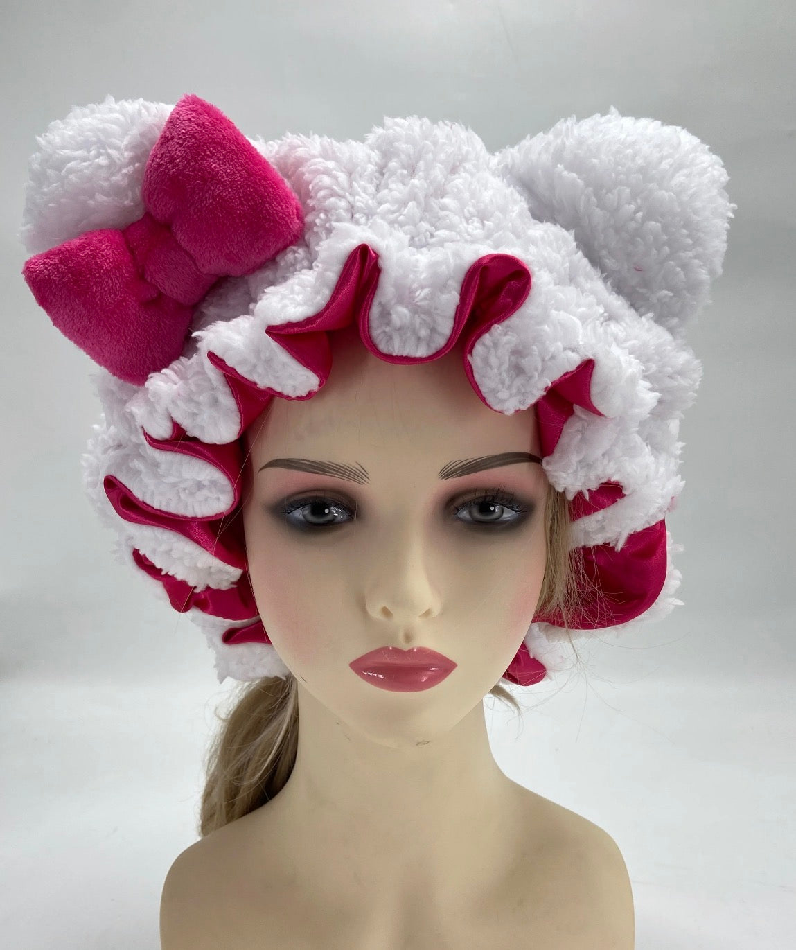 Jaded Plush Bonnet